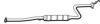 HONDA 18220ST3E70 Middle Silencer